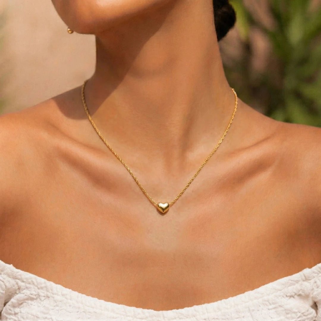 Golden Heart Necklace
