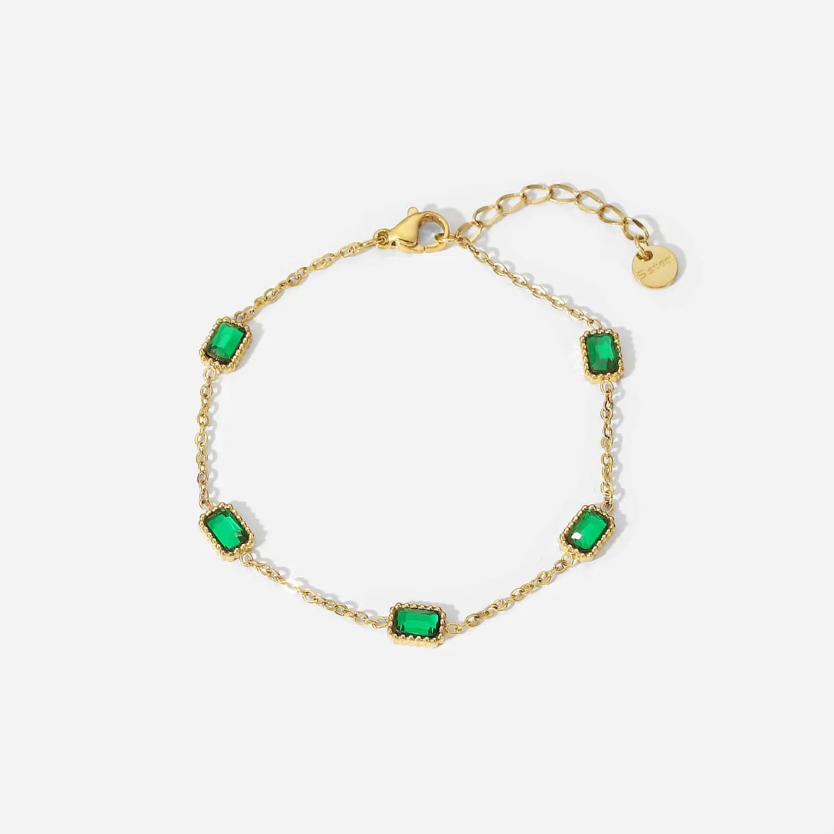Emerald Station Bracelet