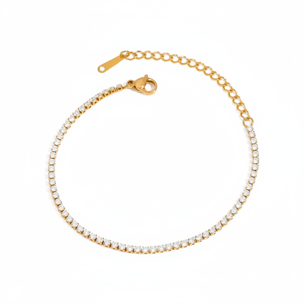 Slim Tennis Bracelet