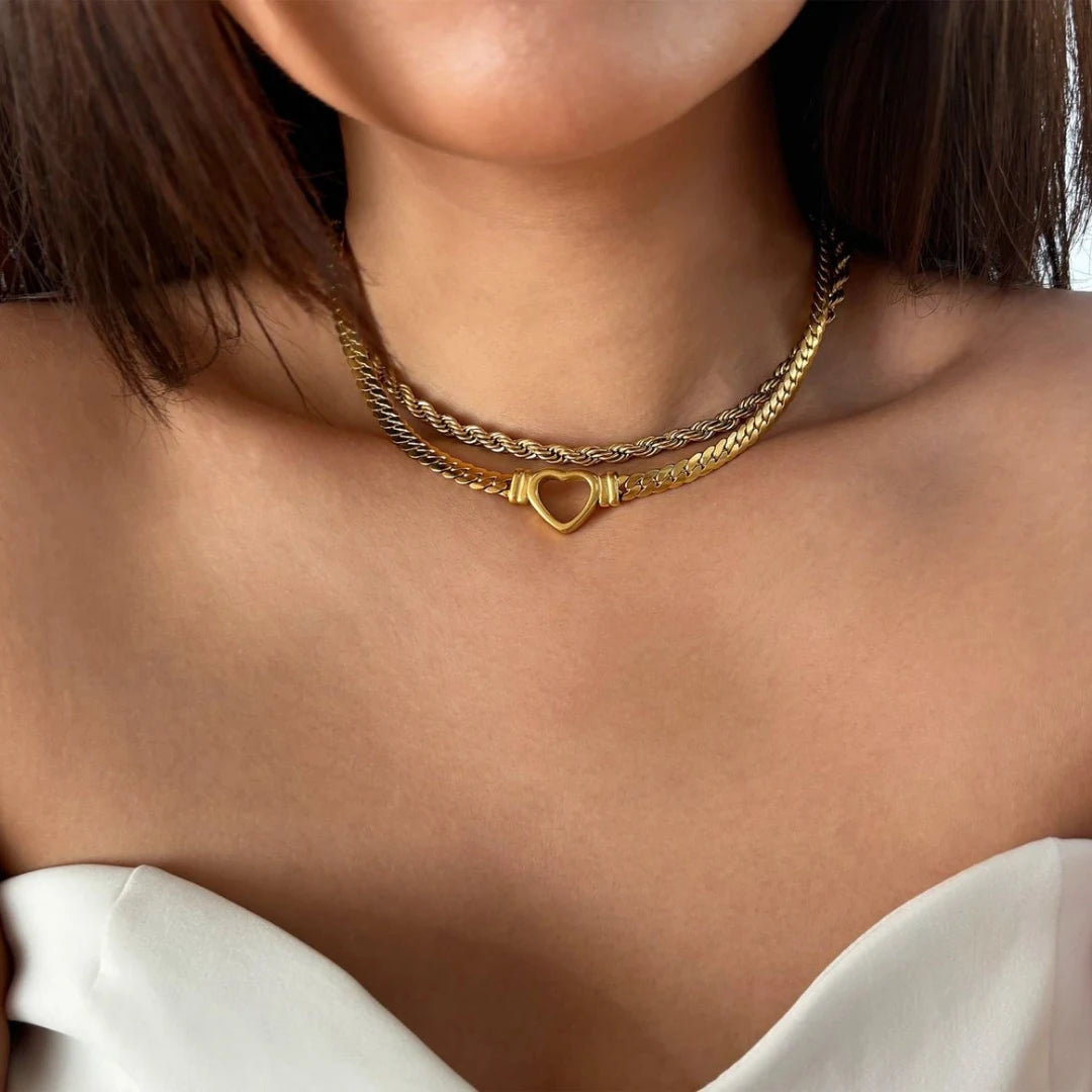Heart Chain Necklace