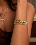 Minuit Doré — Evil Eye Cuff For Women