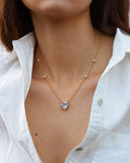 Crystal Heart Necklace for Women
