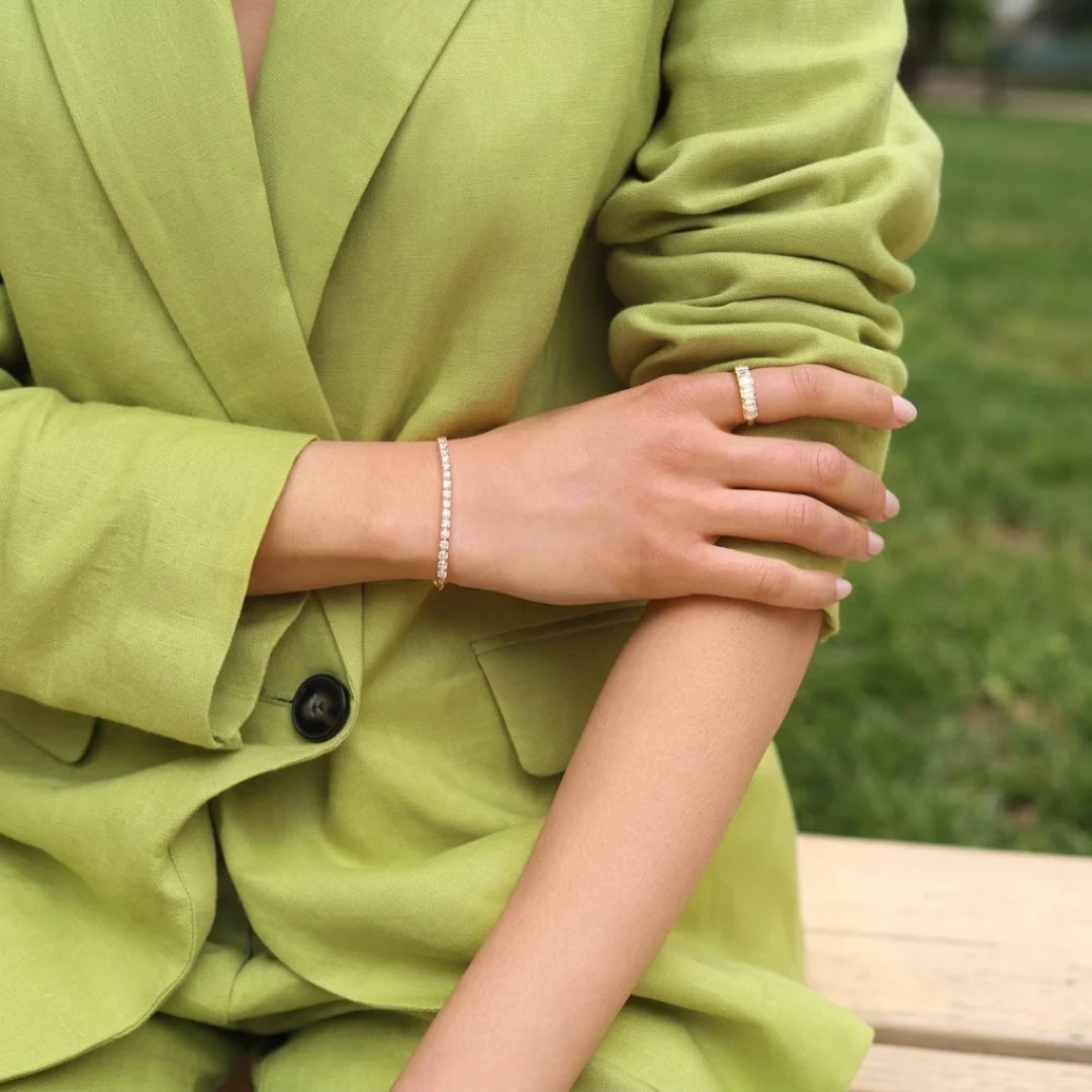 Slim Tennis Bracelet