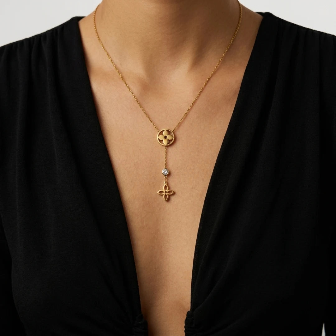 Floral Charm Necklace