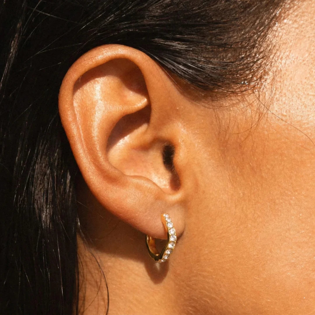 Elara Pavé Hoops