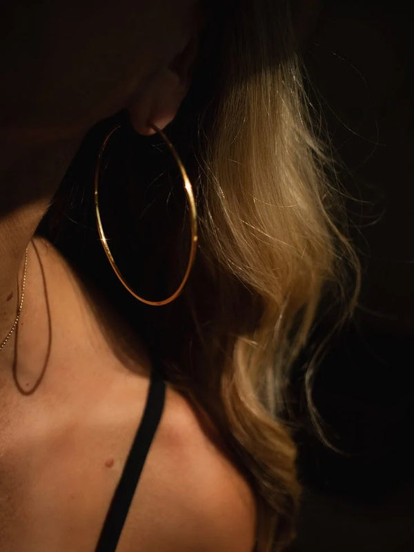 Thin Hoop Earrings for Women