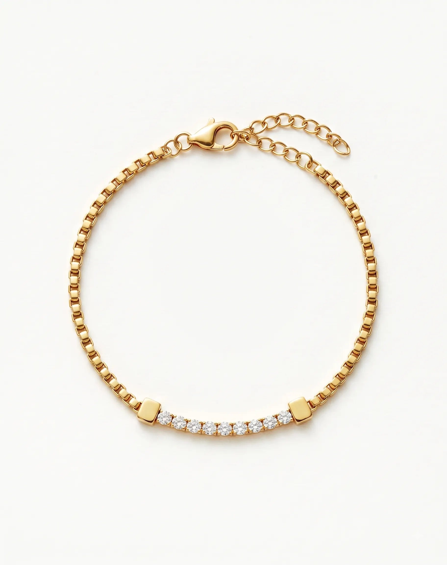 Arc Stone Box Bracelet