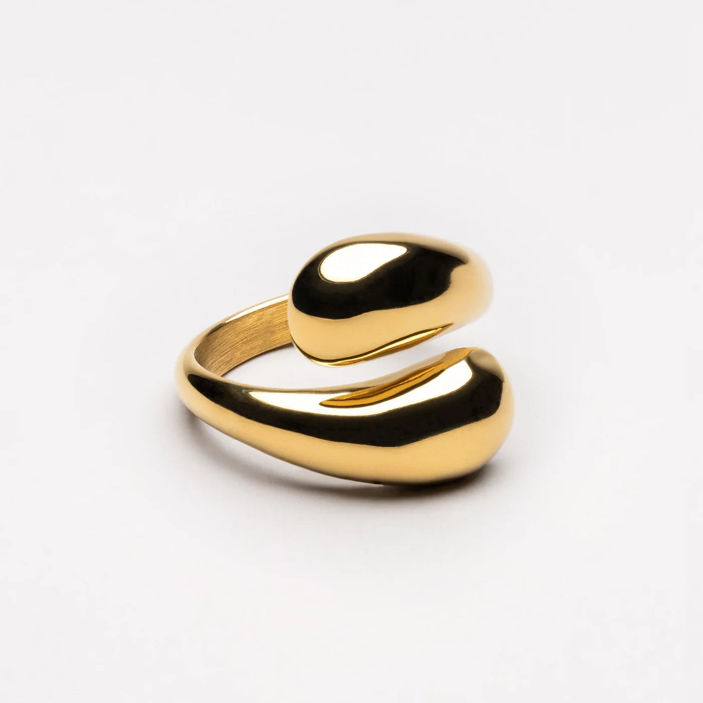 Liquid Gold Wrap Ring