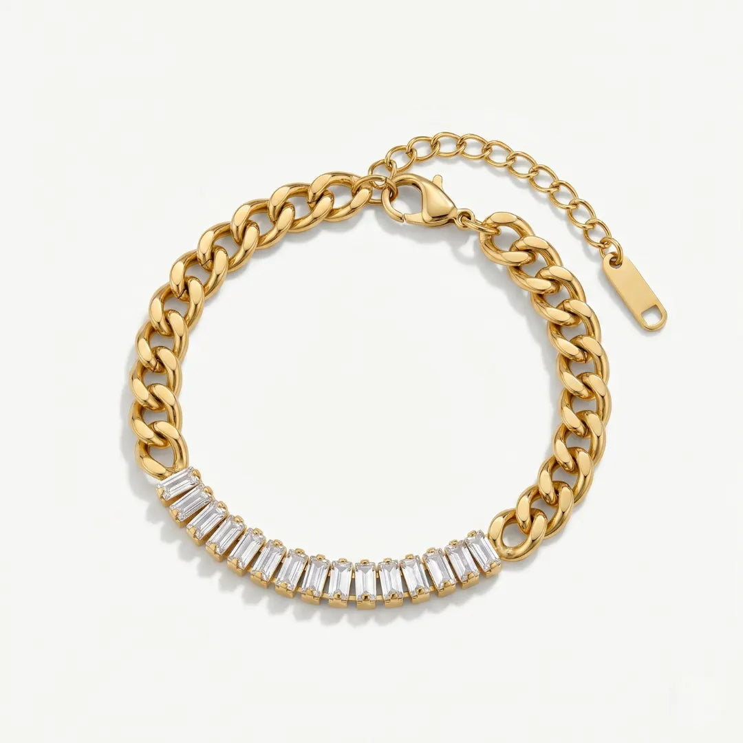 Baguette Chain Bracelet