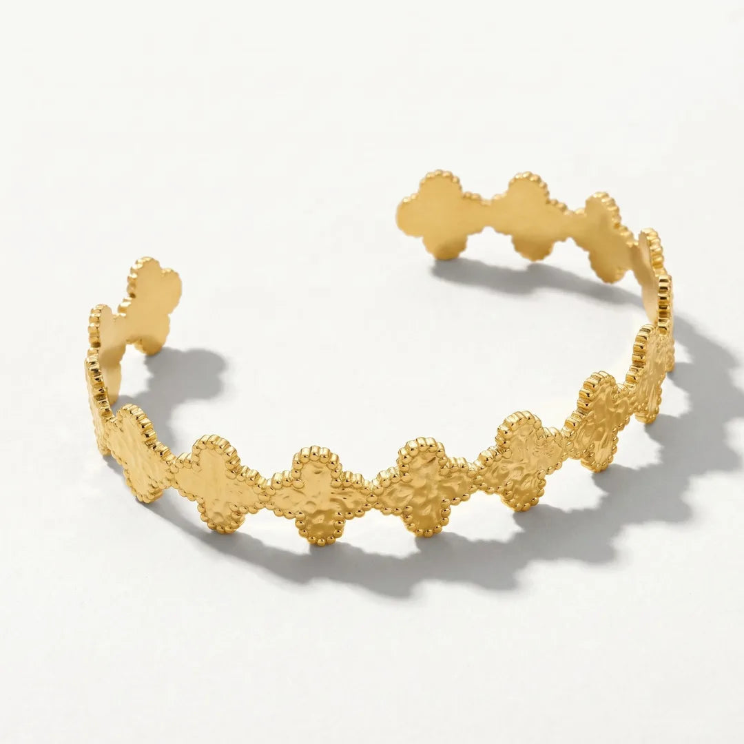 Clover Cuff Bracelet