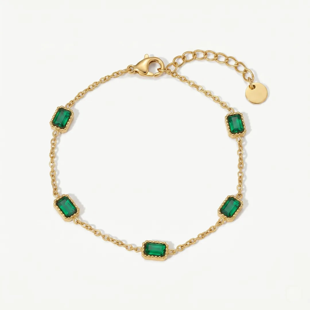 Emerald Station Bracelet