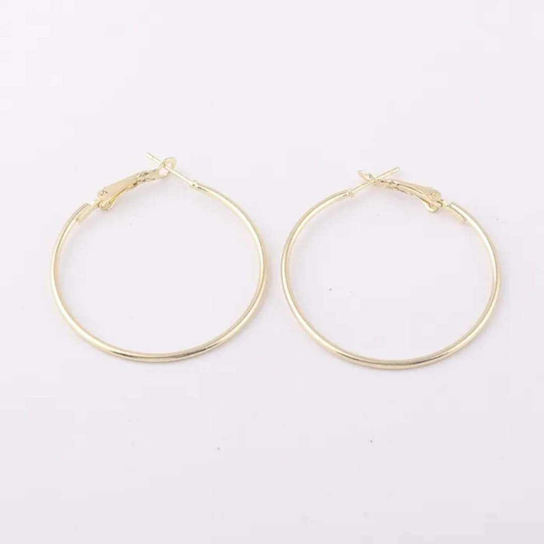 Thin Hoop Earrings