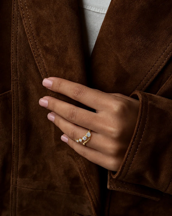 Crystal Ascent Ring for Women