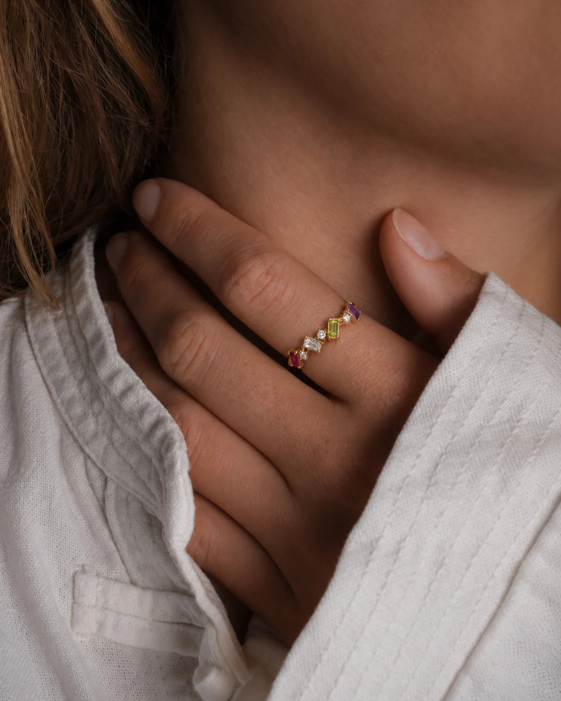 Just-Engaged Sweetheart Jewelled Ring for Women