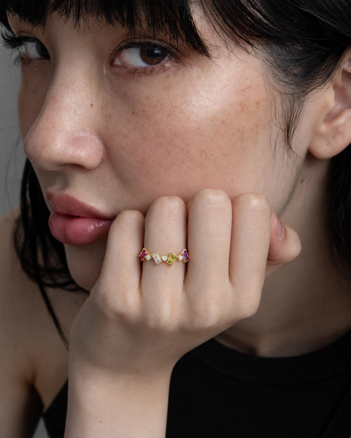 Just-Engaged Sweetheart Jewelled Ring for Women