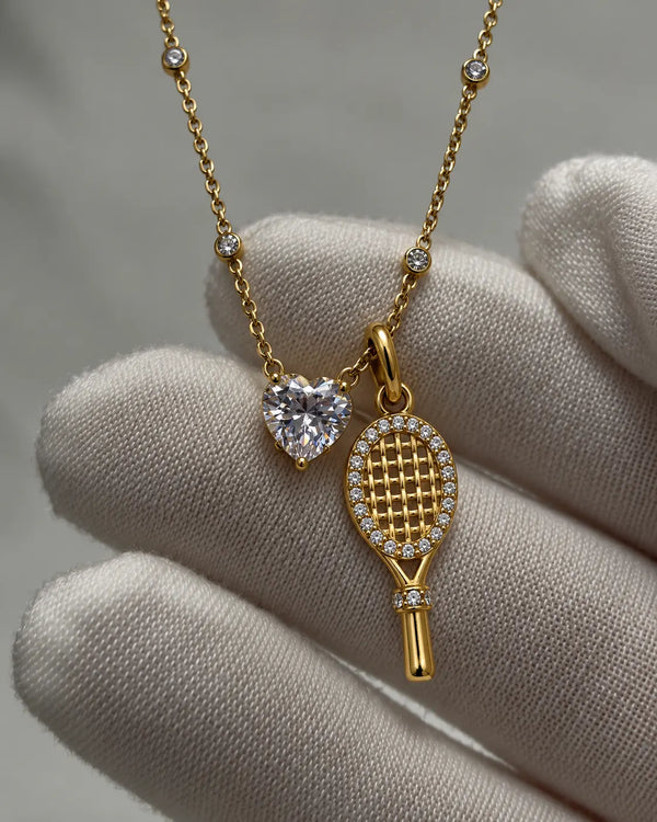 Crystal Heart Necklace for Women