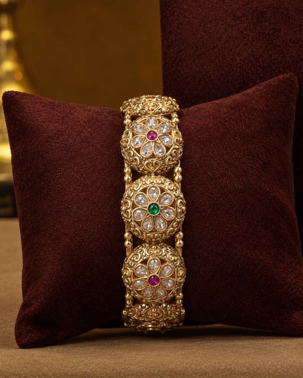 Phoolkari Medallion Shahi Bangle
