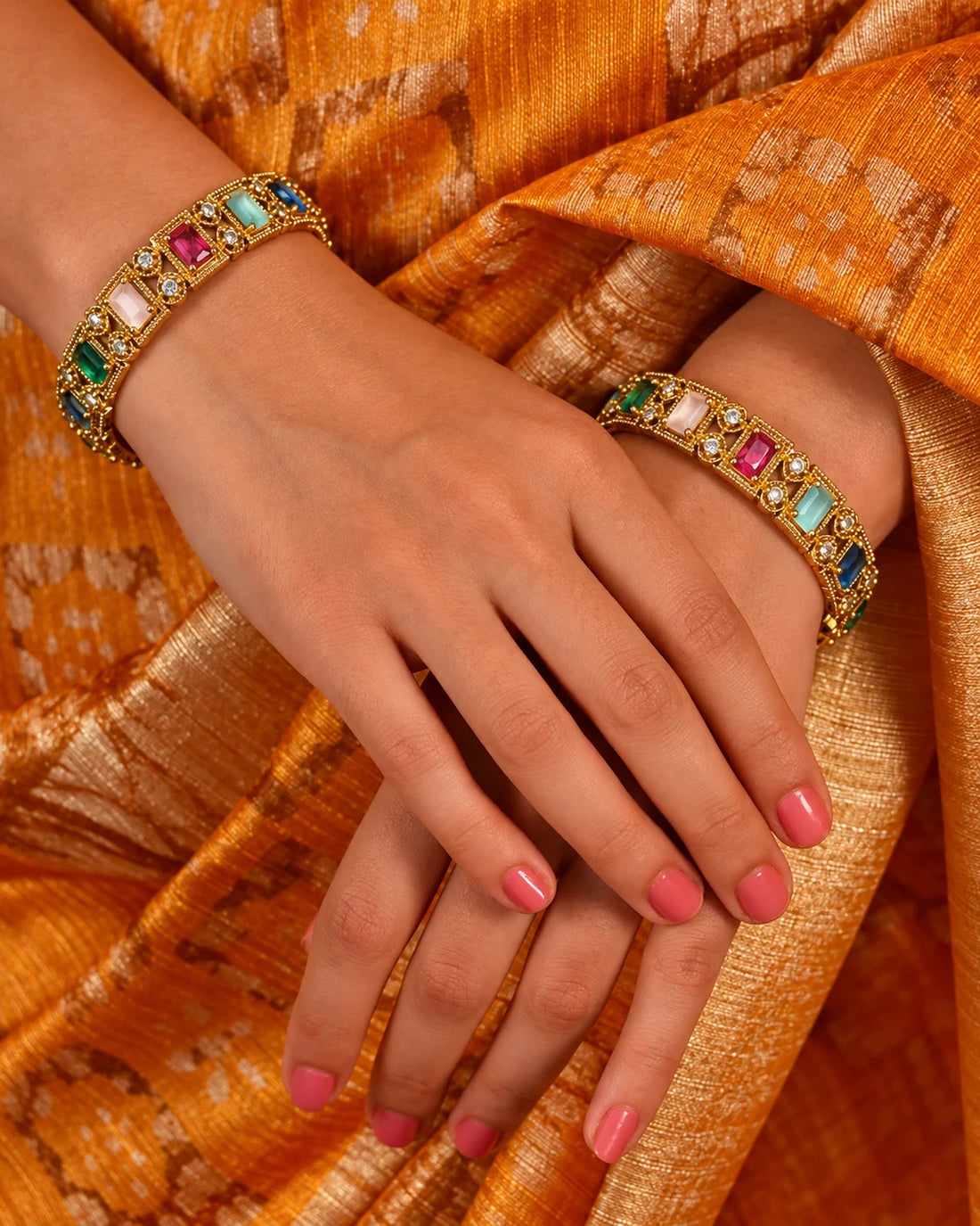 Rangmahal Gemstone Bangles