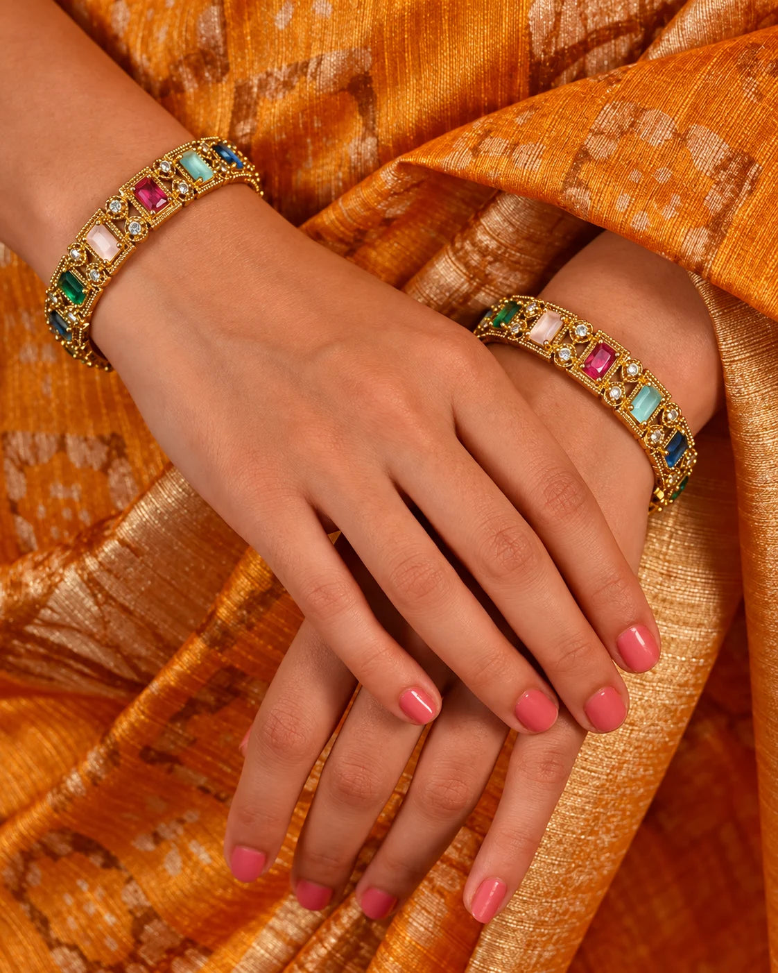 Rangmahal Gemstone Bangles