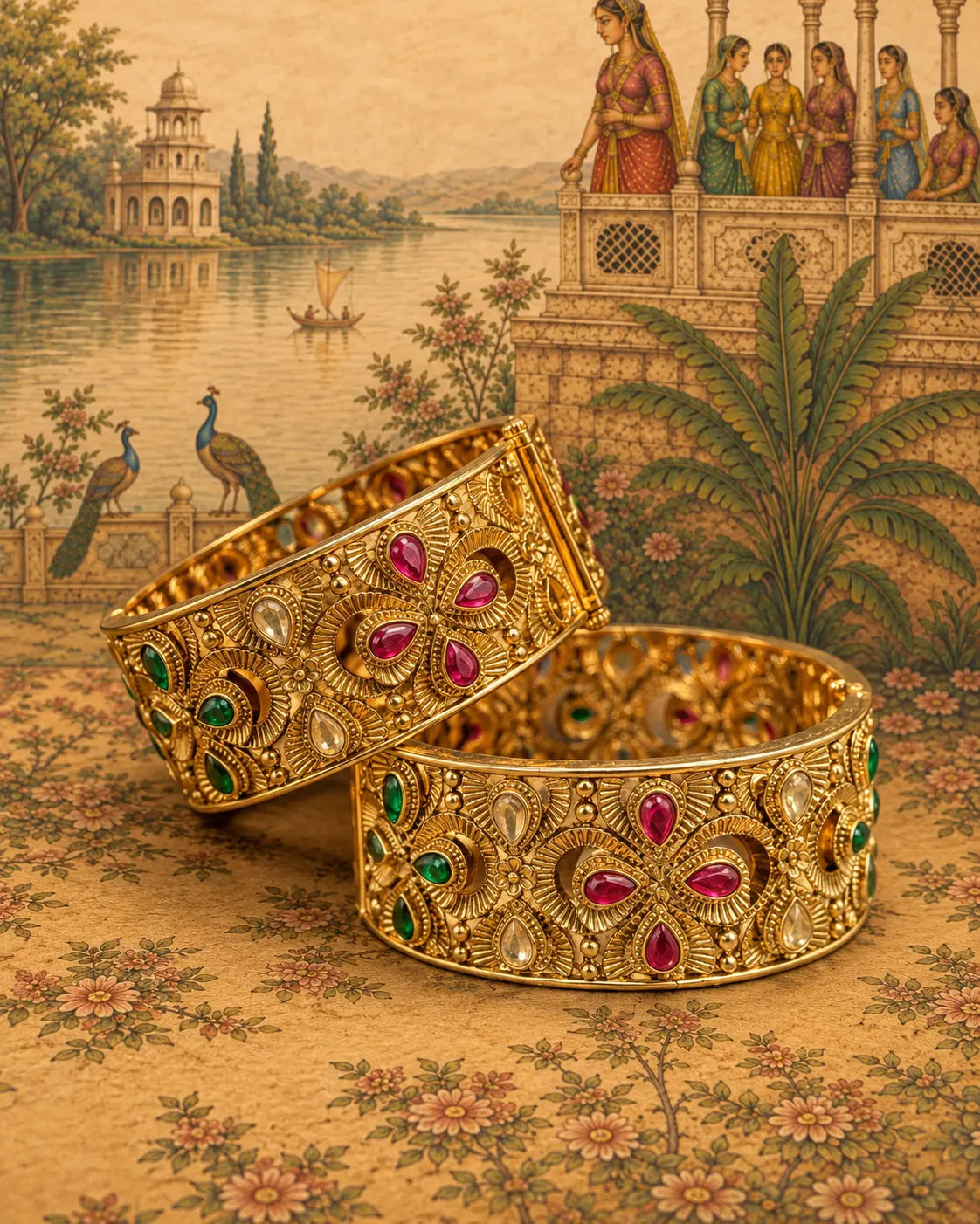 Shahi Bagh Jewelled Kadas