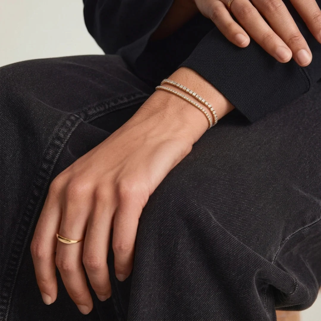 Slim Tennis Bracelet