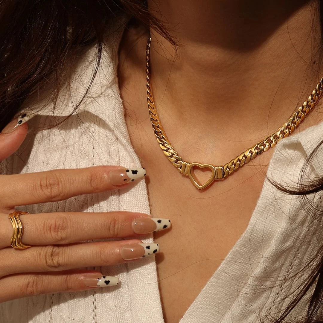 Heart Chain Necklace