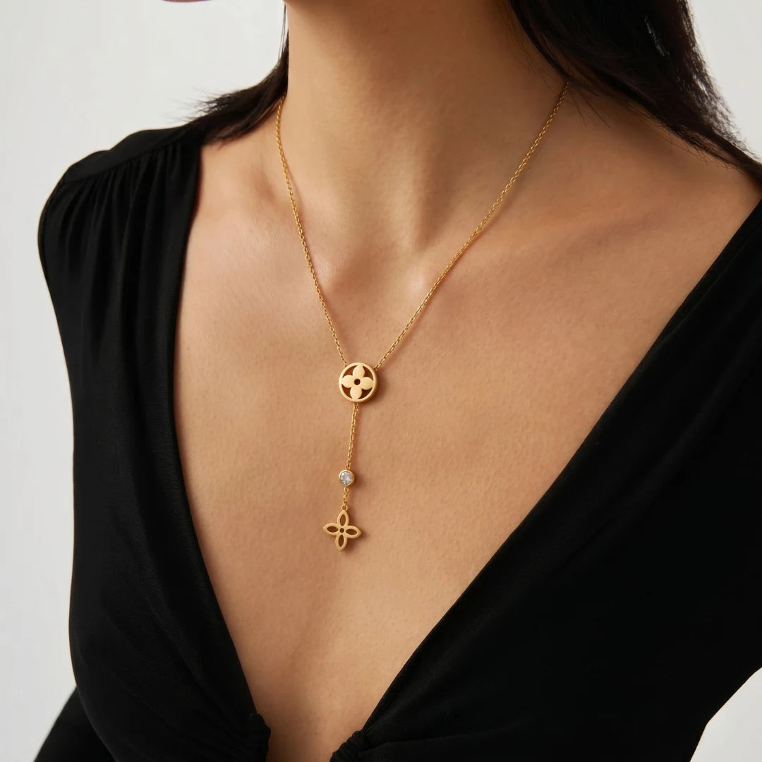 Floral Charm Necklace