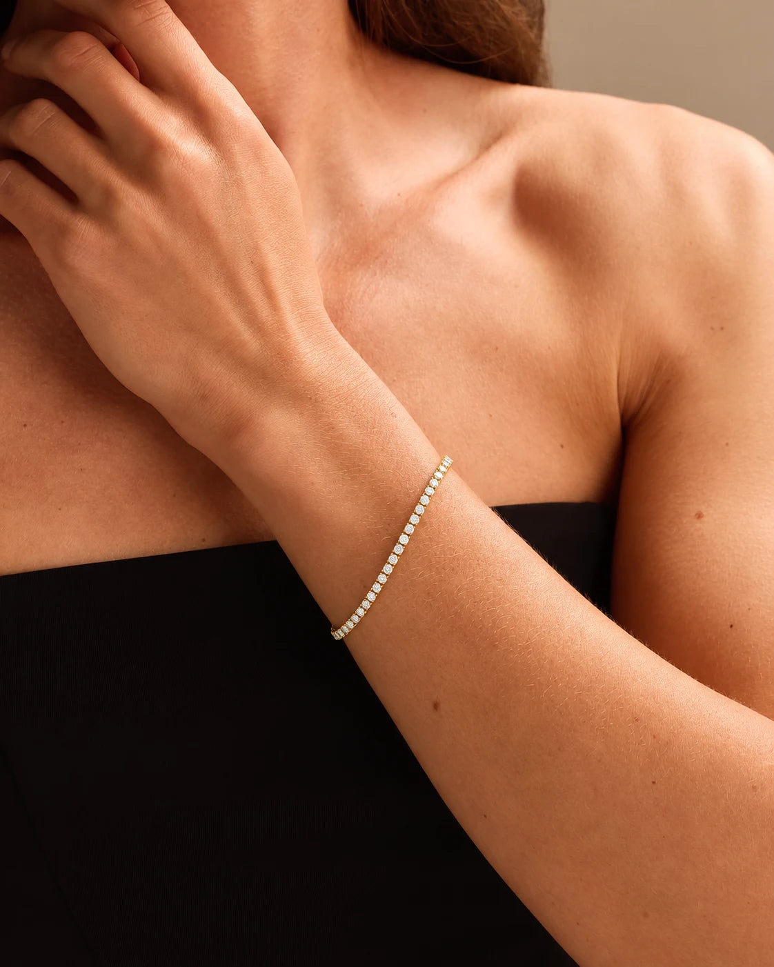 Slim Tennis Bracelet for Women