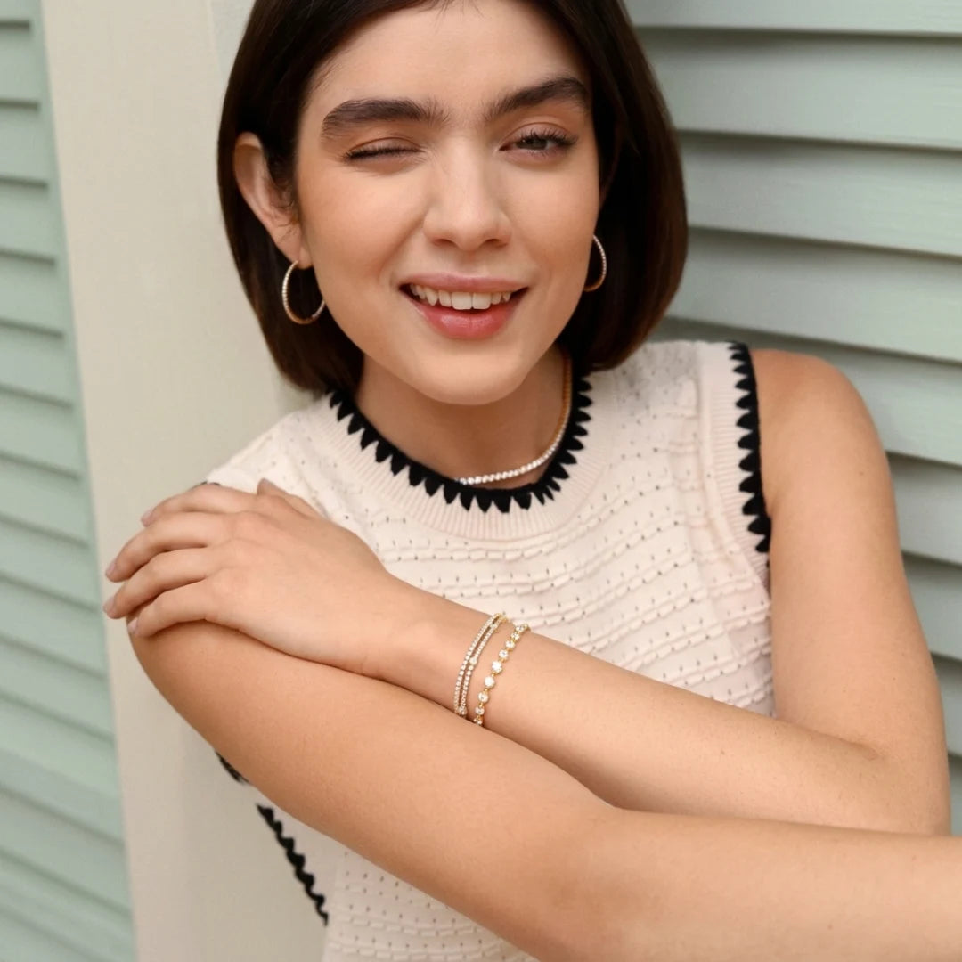 Slim Tennis Bracelet