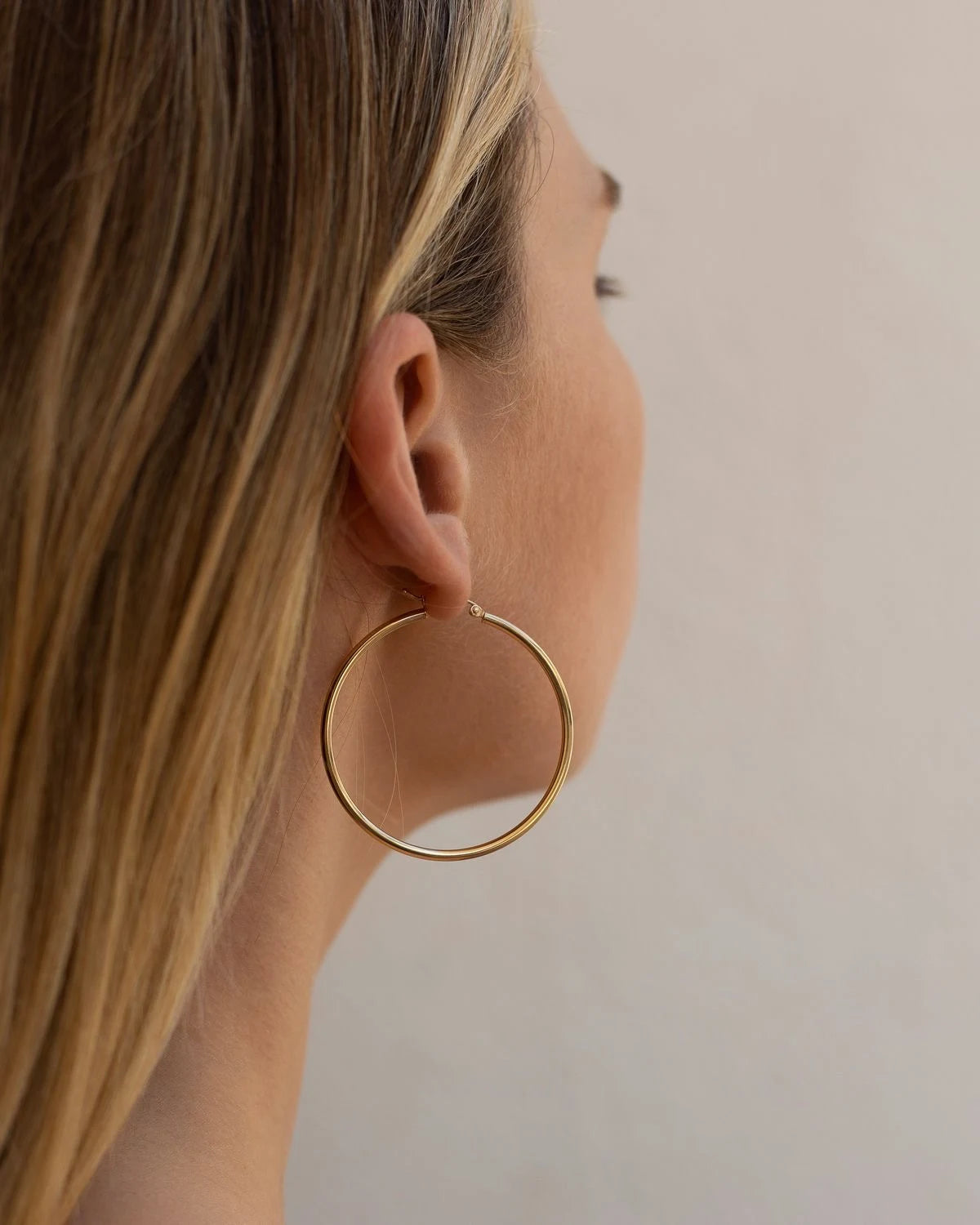 Thin Hoop Earrings